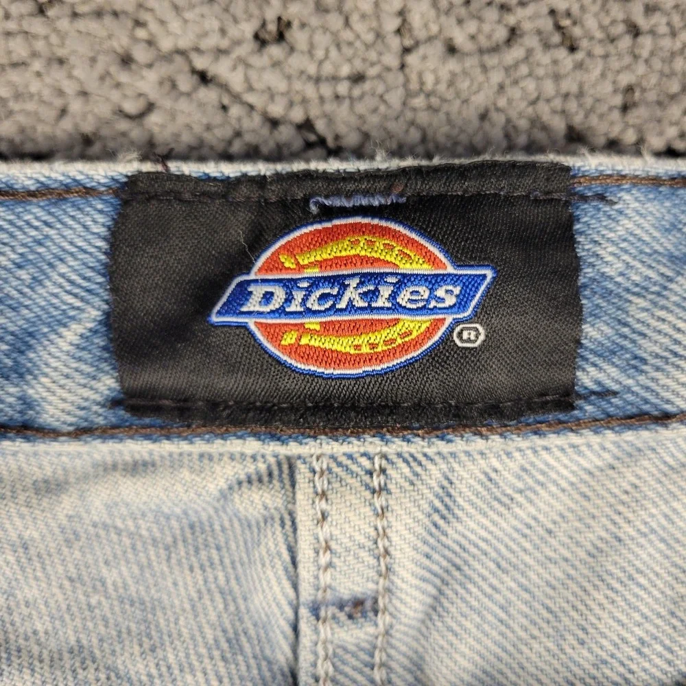 Dickies Jeans Mens 44x30 Blue Brushguard Relaxed Straight Leg Hunting Workwear